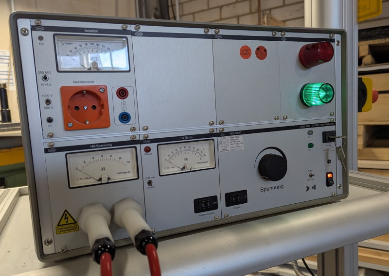 Unser Hippe HV-IM-Prüfgerät für elektrische Durchschlagfestigkeit